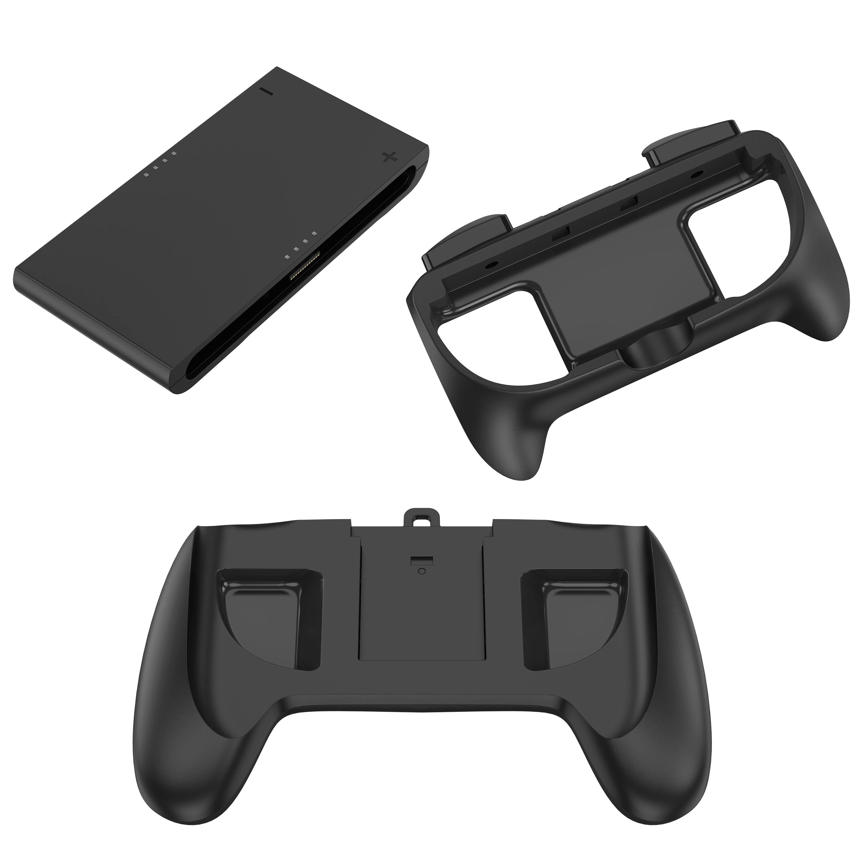 Alt View 1. Biogenik - 2-in-1 Controller Grip for Nintendo Switch 2 Controllers - Black.