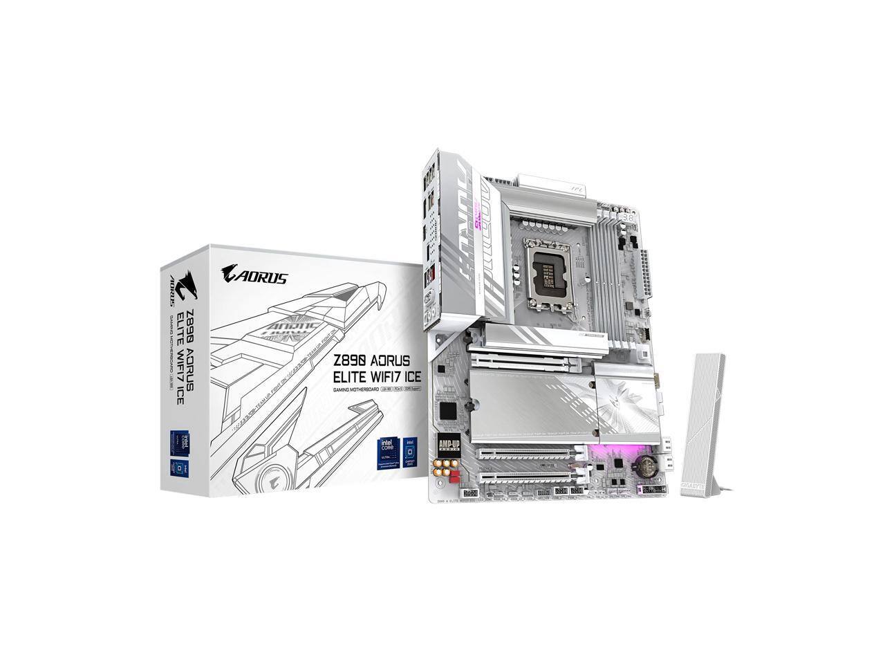 ASR I ELITE 868Z WIFI7 AORUS ICE AURUA A AORUS GE! Z898 AORUS ELITE WIFI7 ICE GAMING MRAN AEOL a i intel CO - AMDUD O: nHT