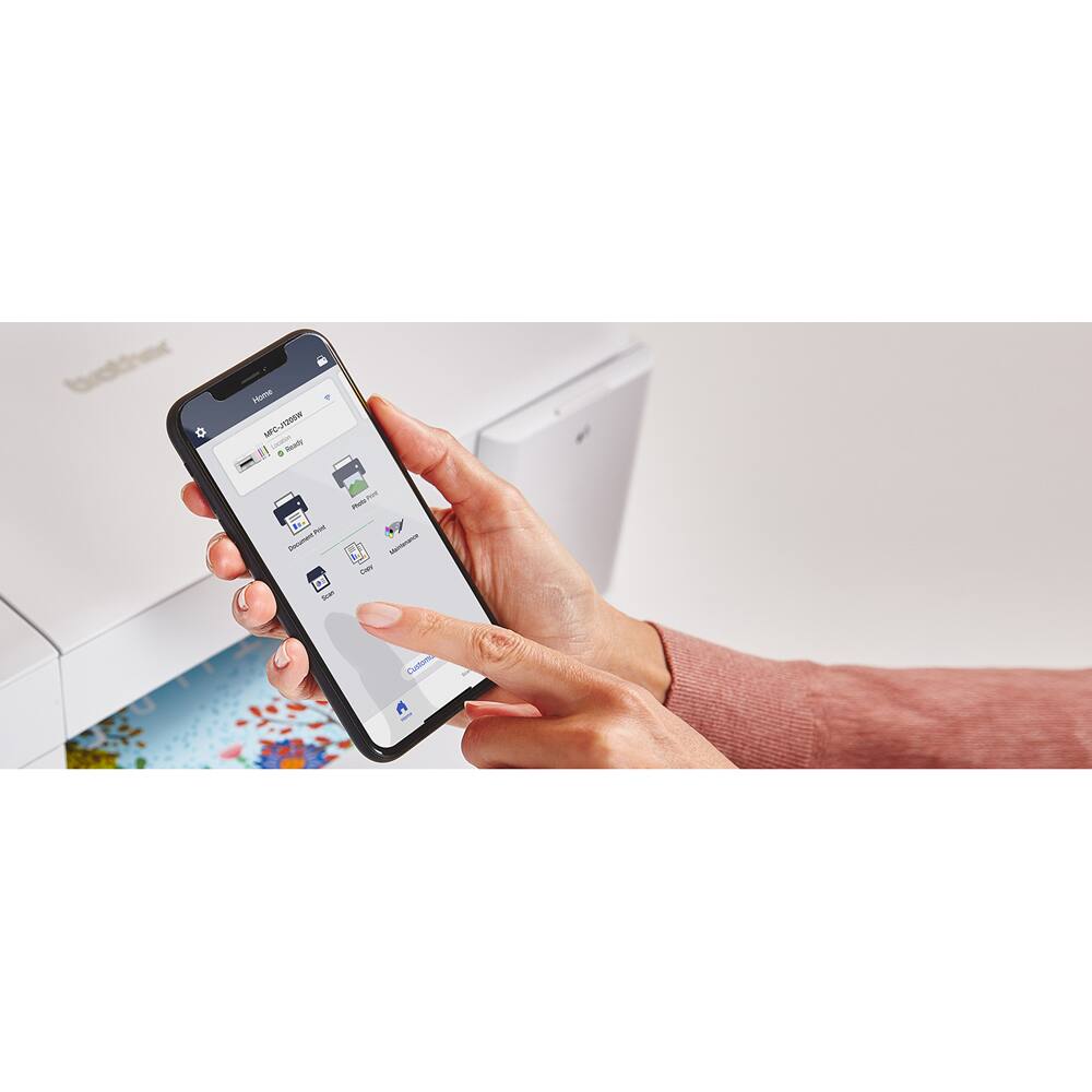 The text on the image appears to be a mix of words and symbols. Here is the corrected and grouped version:

- Home
- MFC-1910W
- Status
- Print
- Scan
- Copy
- Settings
- Connect
- Home
- MFC-1910W
- Status
- Print
- Scan
- Copy
- Settings
- Connect