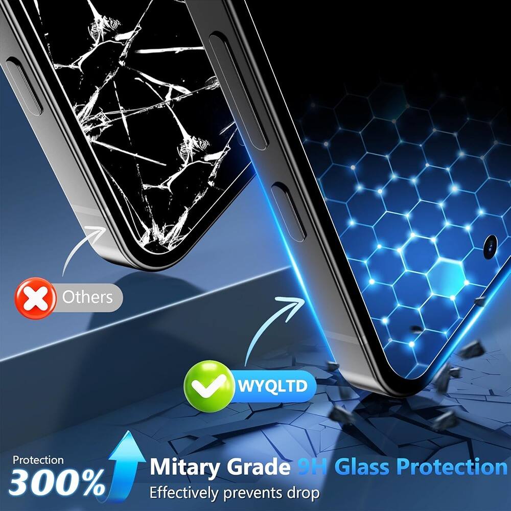 Others  
WYQLTD  
Protection  
300%  
Mitary Grade 9H Glass Protection  
Effectively prevents drop