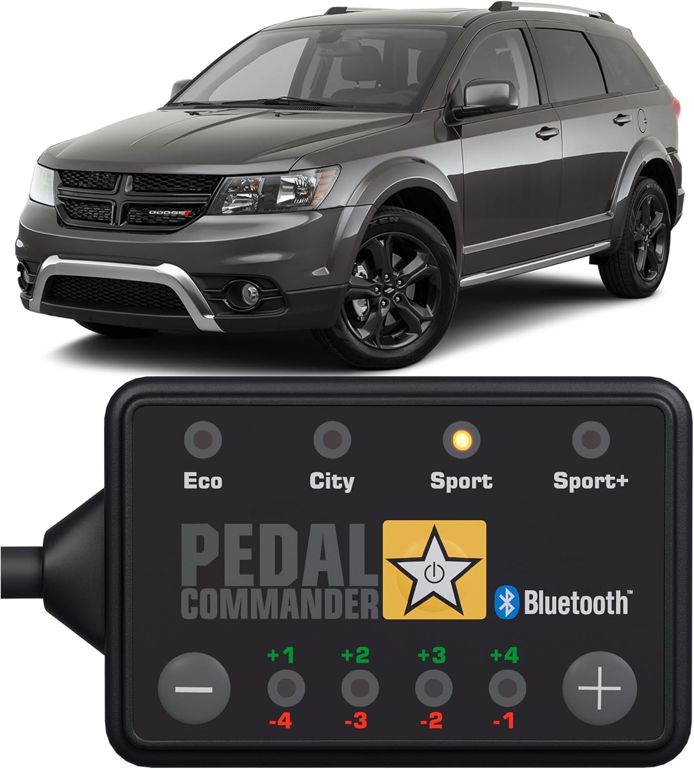 0008E REN Eco City Sport Sport+ PEDAL COMMANDER Bluetooth - +1 -4 +2 -3 +3 -2 +4 -1 +