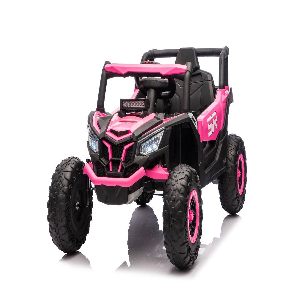 Front. Ropilly - Ropilly 12V Kids Ride On Car Pink Electric Car for Kids with Remote Control.