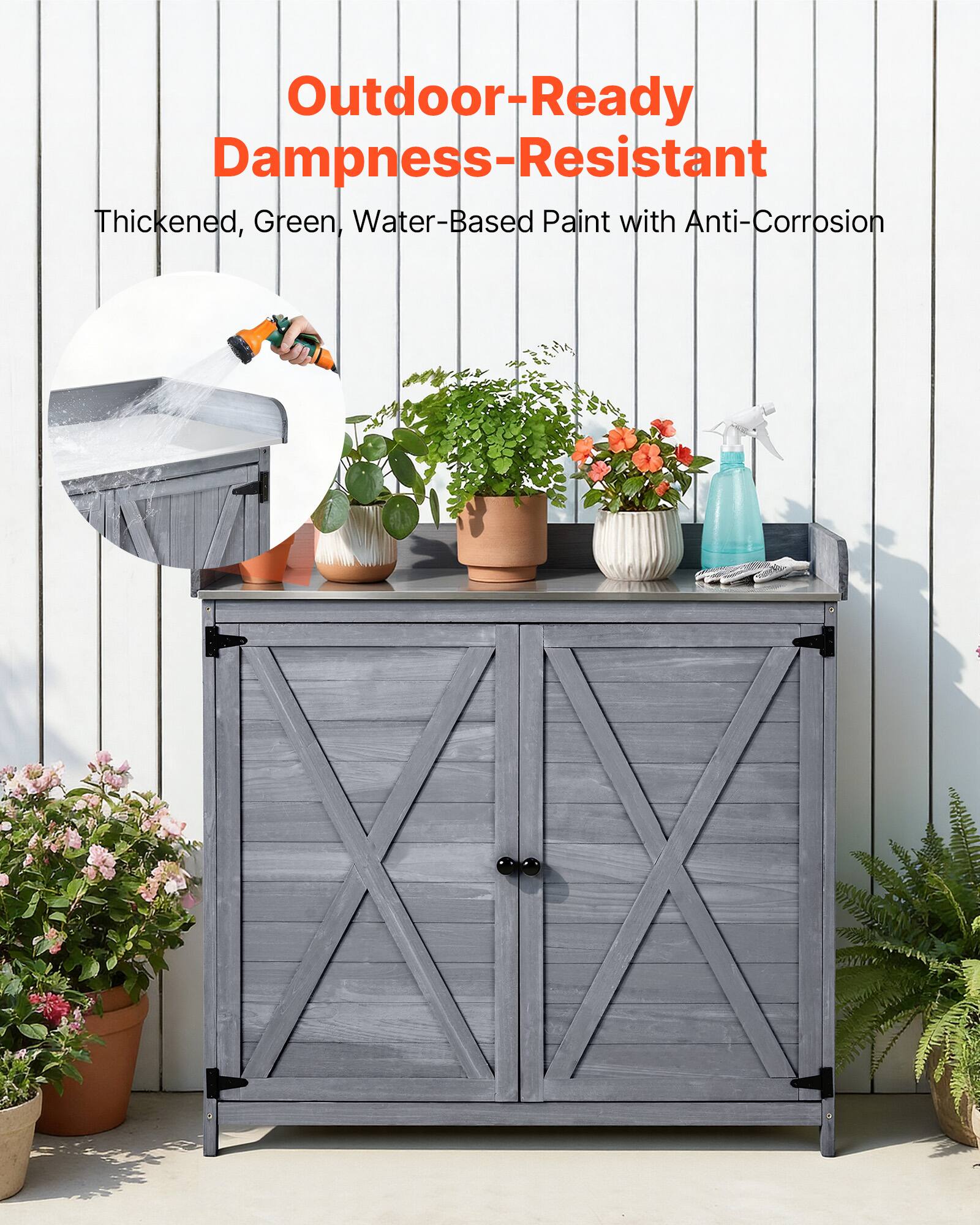 Outdoor-Ready Dampness-Resistant  
Thickened, Green, Water-Based Paint with Anti-Corrosion