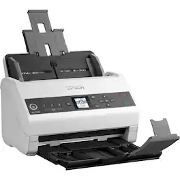 Epson - DS-730N Sheetfed Scanner - 600 dpi Optical - 8-bit 8-bit Grayscale - 40 ppm (Mono) - 40 ppm - Color