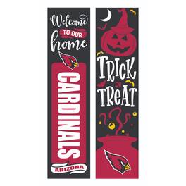Evergreen Enterprises - Arizona Cardinals 47" Double Sided Halloween Leaner Fan Sign - Multicolor