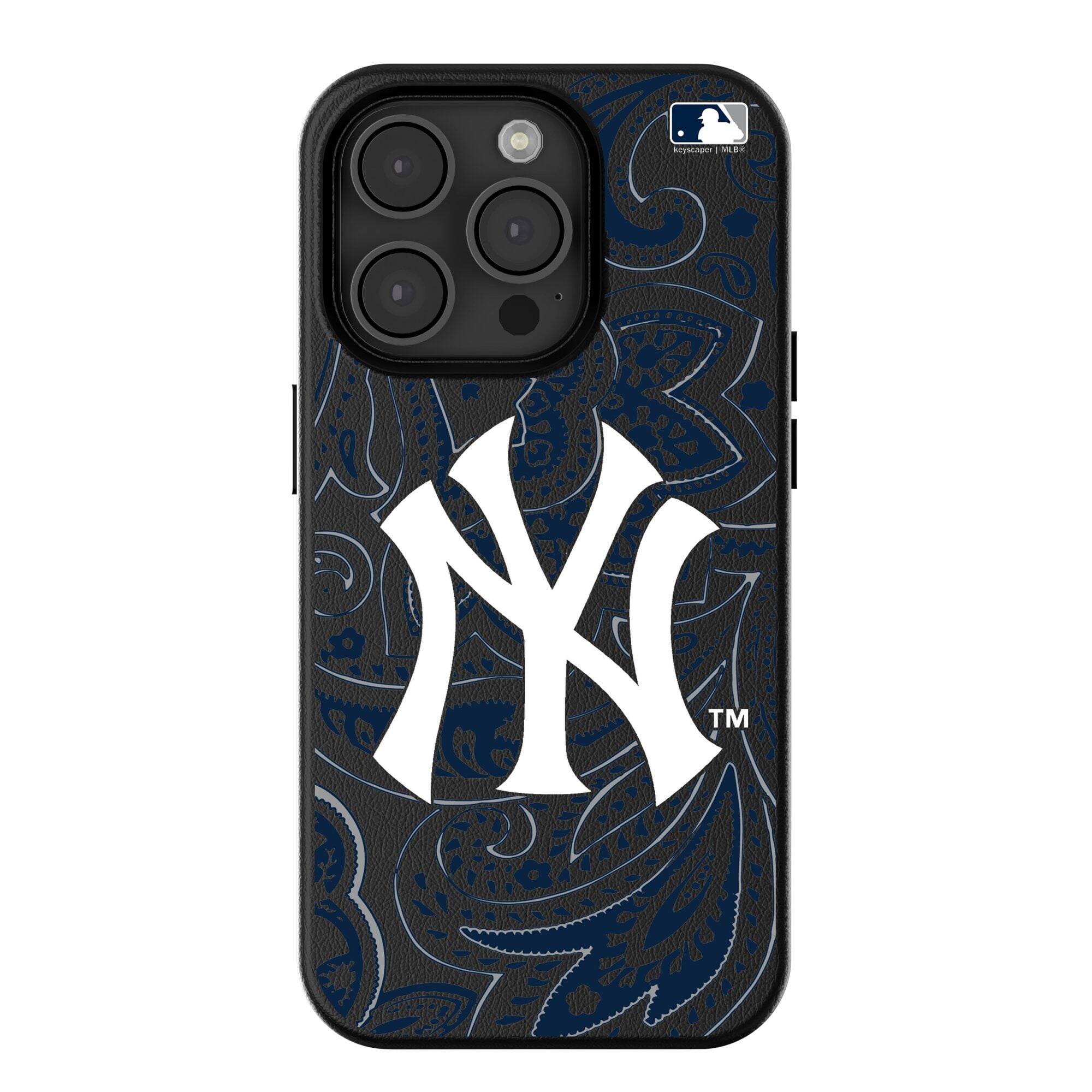 Keyscaper - MLB - New York Yankees Paisley iPhone Magnetic Bump Case - 16 Pro - Black price history on PriceWatchPro