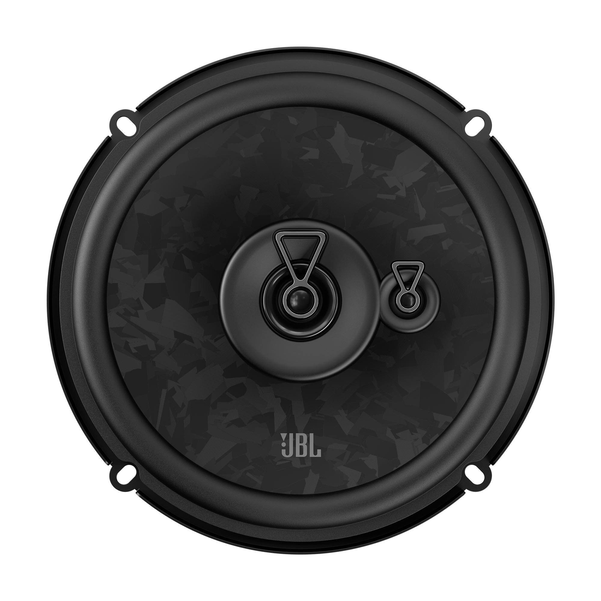 Alt View 2. JBL - JBL STAGE368MF 6.5” 3-Way Speaker No Grille - Black/Gray.