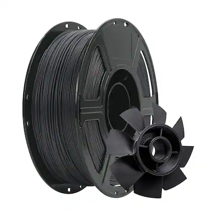 Front. Flashforge - Carbon Fiber PETG 3D Printer Filament-1.75mm-1kg (2.2 lbs) Spool - Volcanic Rock Gray.