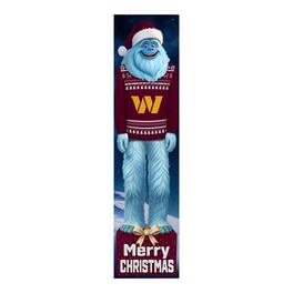 Fan Creations - Washington Commanders 48" Yeti Christmas Leaner - Multicolor