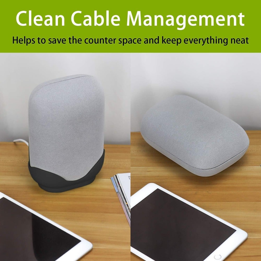 RTMB - Wall Mount Bracket for Google Nest Audio, Built-In Cable Management, Durable