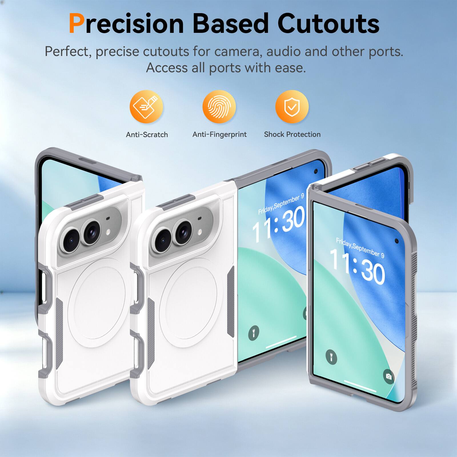 UUCOVER Magnetic Case for Apple iPhone Duo,Shockproof TPU+PC Case ...