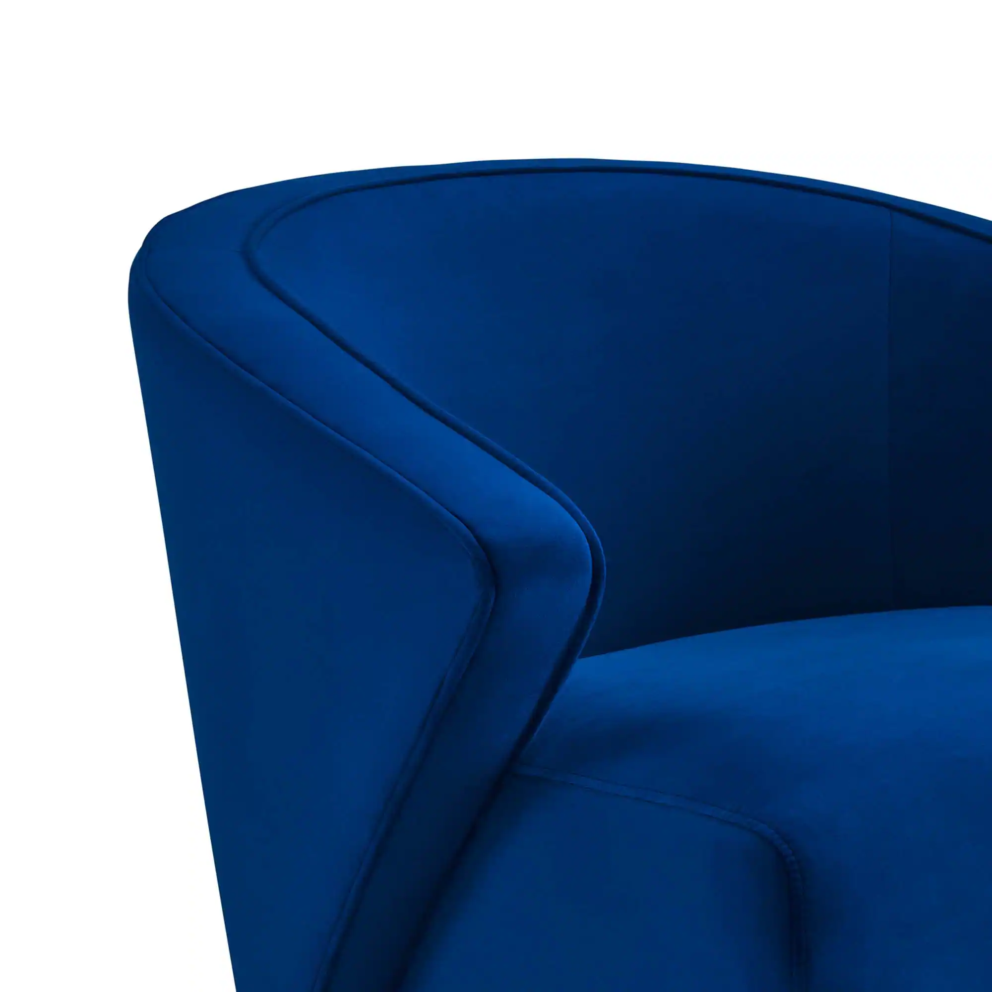 Alt View 4. Modway - Odyssey Performance Velvet Armchair by Modway - Navy.