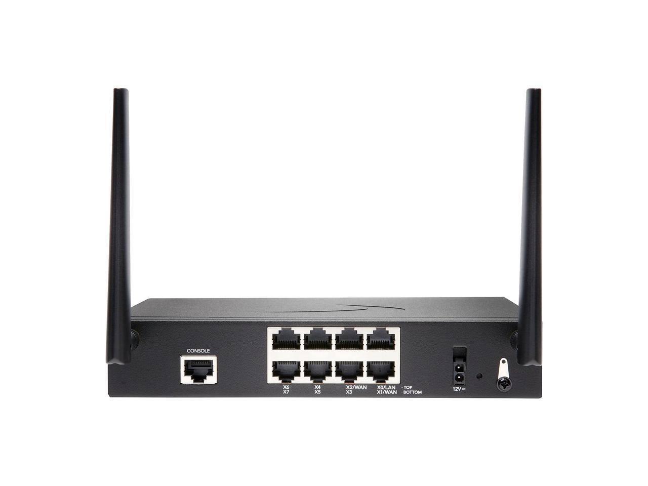 CONSOLE XA X7 X4 X5 X2/WAN XO/LAN TOP X3 X1/WAN BOTTOM 12V-