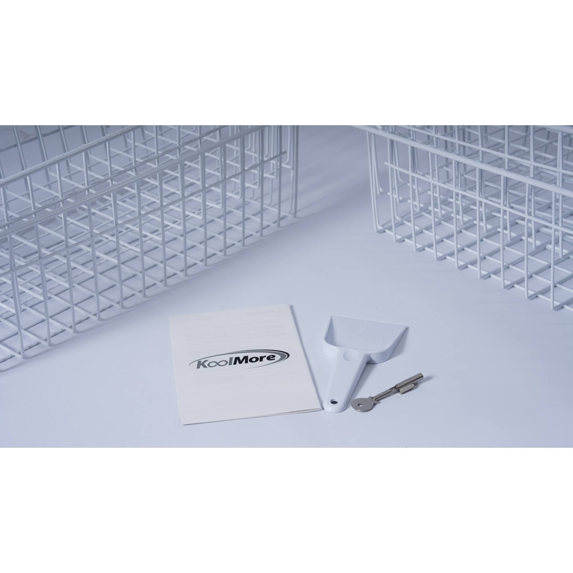 Alt View 6. Koolmore - 65 Inch Manual Defrost Island Chest Freezer 16 cu. ft. Capacity in White - White.