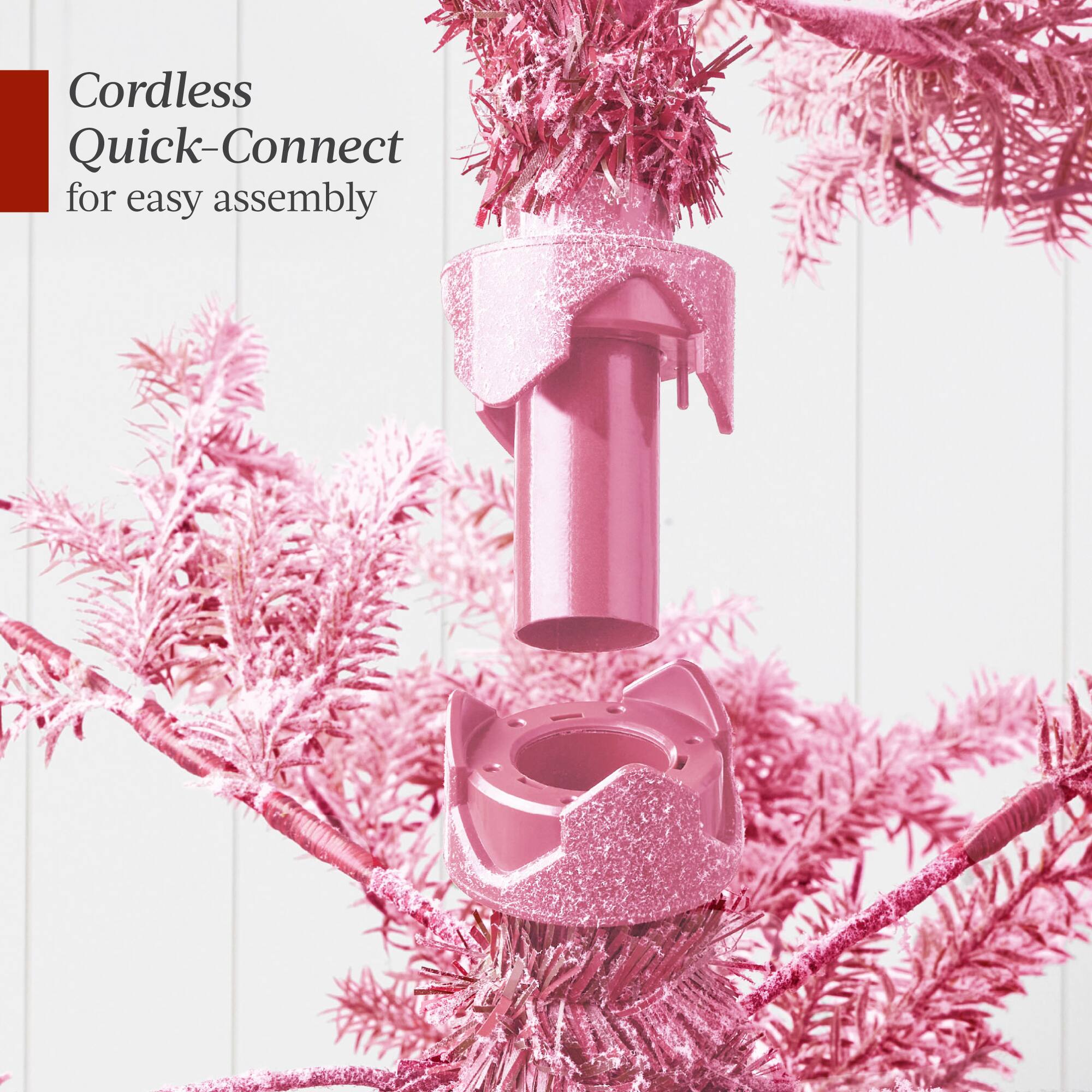 Cordless Quick-Connect for easy assembly