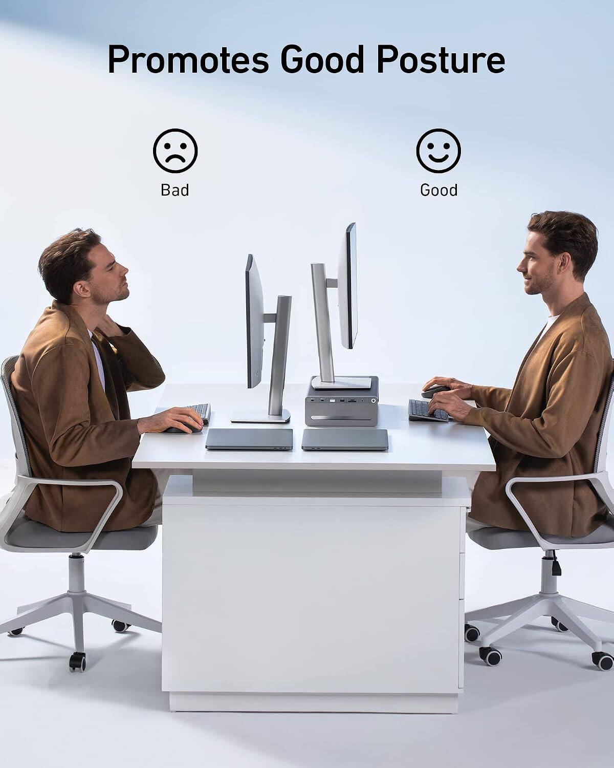 Promotes Good Posture

Bad

Good