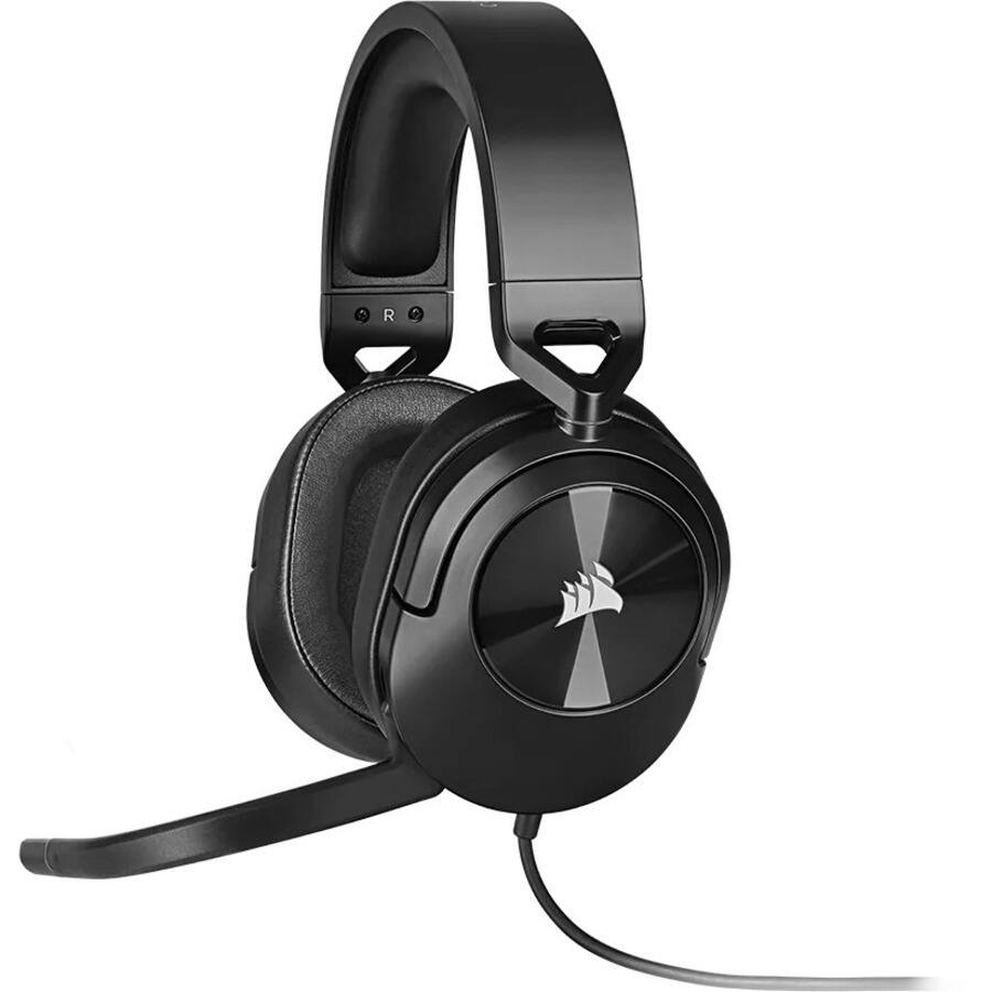 Alt View 7. CORSAIR - Corsair HS55 STEREO Wired Gaming Headset - Carbon - Stereo - Mini-phone (3.5mm) - Wired - 32 Ohm - 20 Hz to 20 kHz - Unknown.