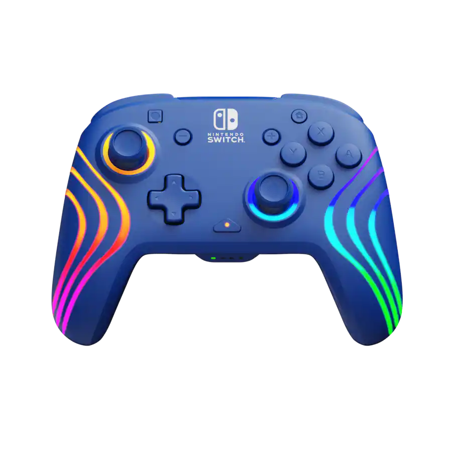 PDP Afterglow Wave Wireless RGB Gaming Controller for Nintendo Switch ...
