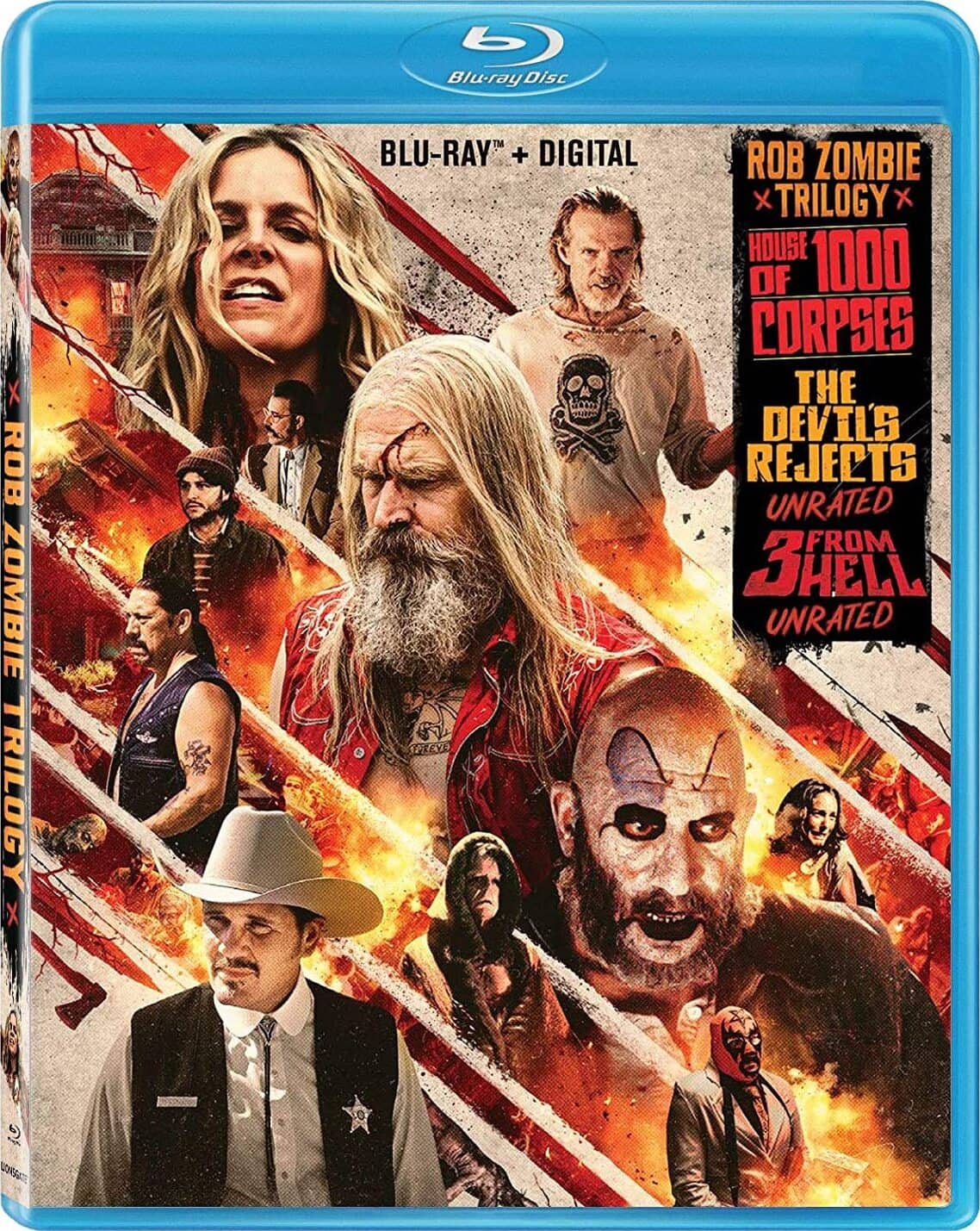 Front. Rob Zombie Triple Feature (Blu-ray + Digital).