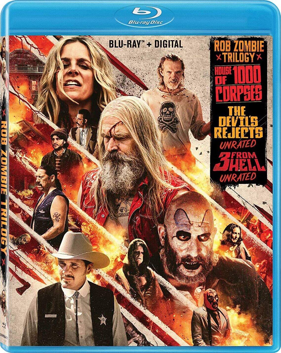 Front. Rob Zombie Triple Feature (Blu-ray + Digital).