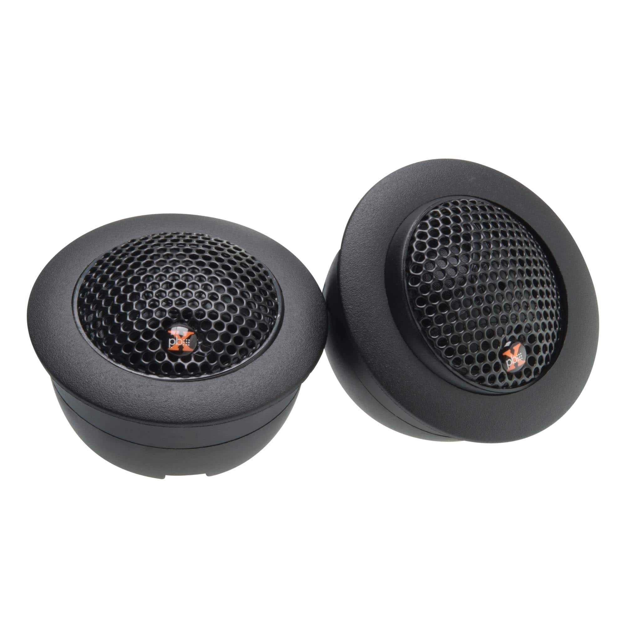 Powerbass - 3XL-2S - 1.25" Silk Dome Tweeters - Pair - Black/Gray
