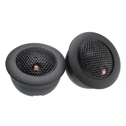 Front. Powerbass - PowerBass 3XL-2S - 1.25" Silk Dome Tweeters - Pair - Black/Gray.