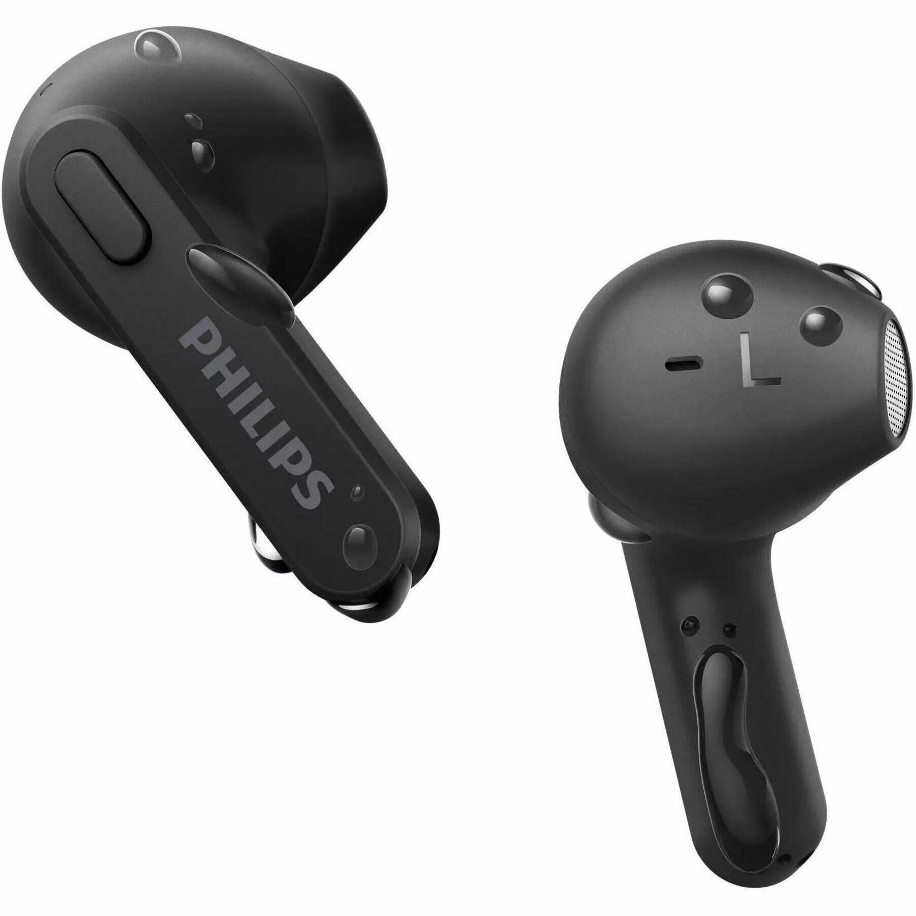 Alt View 16. Philips - TAT2236BK True Wireless Earbuds - Black.