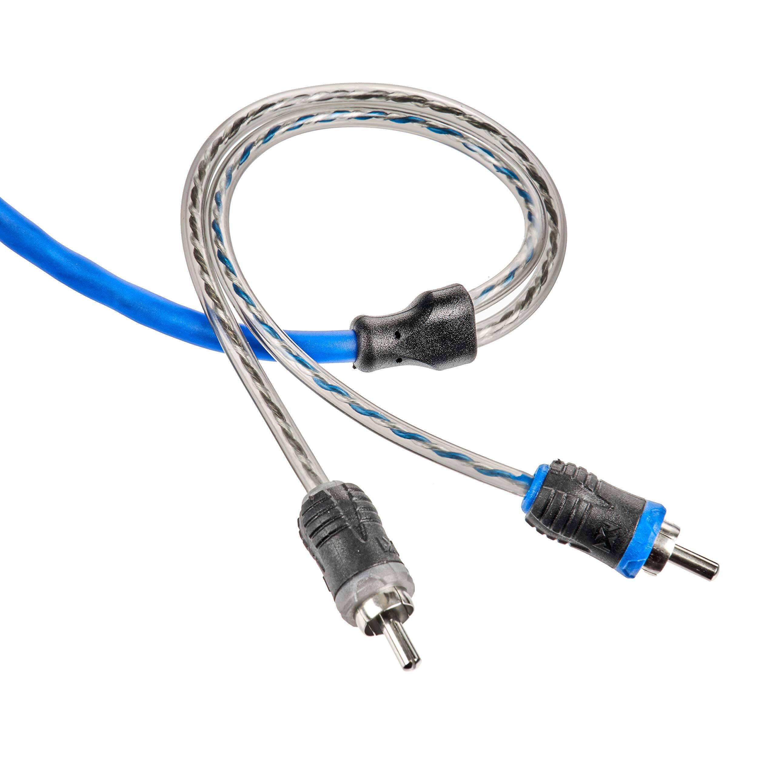 Angle. NVX - XIV21 1 meter 2-Channel V-Series Car Audio RCA Interconnect Cable - 3.28 feet.