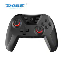 Dobe - TNS-0118A Wireless Gaming Controller, Compatible with Switch and PC computer Cable Connection - Black