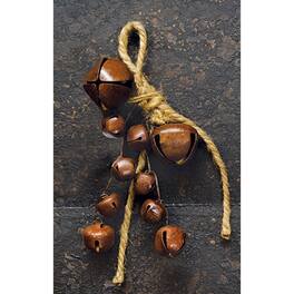 BreeBe - Bells on Jute Cluster - Brown