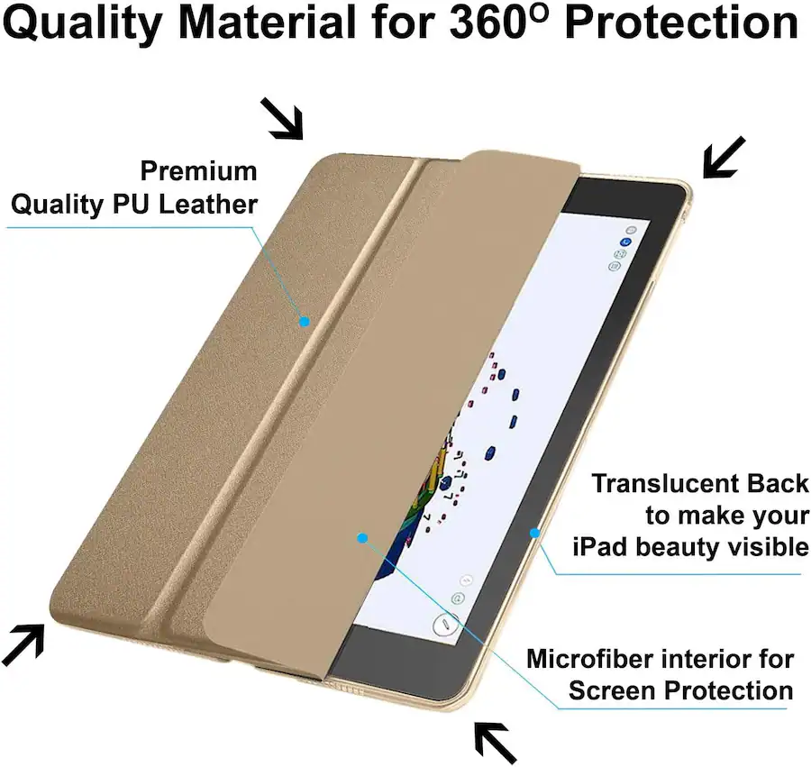 M4 Comp Interior DuraSafe Cases iPad mini 5 7.9 inch 2019 Trifold PC Smart Case A2133 ...