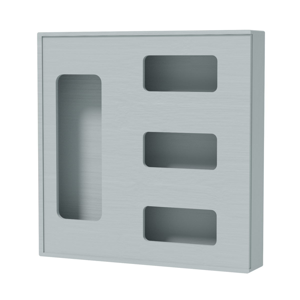 Tooloton - Bamboo Kitchen Drawer Bag Organizer, 4 Compartments, Fits Gallon Quart Sandwich Snack Bags - Gray