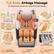 Full Body Airbags Massage
28 independent airbags and Waist/Foot heat therapy
- Shoulder Airbag
- Arm Airbag
- Calf Airbag
- Foot Airbag
- Waist heat therapy
- 3 Massage rollers on each sole
- 3 Levels of airbag strength
- 3 Levels of speed
- Extendable footrest