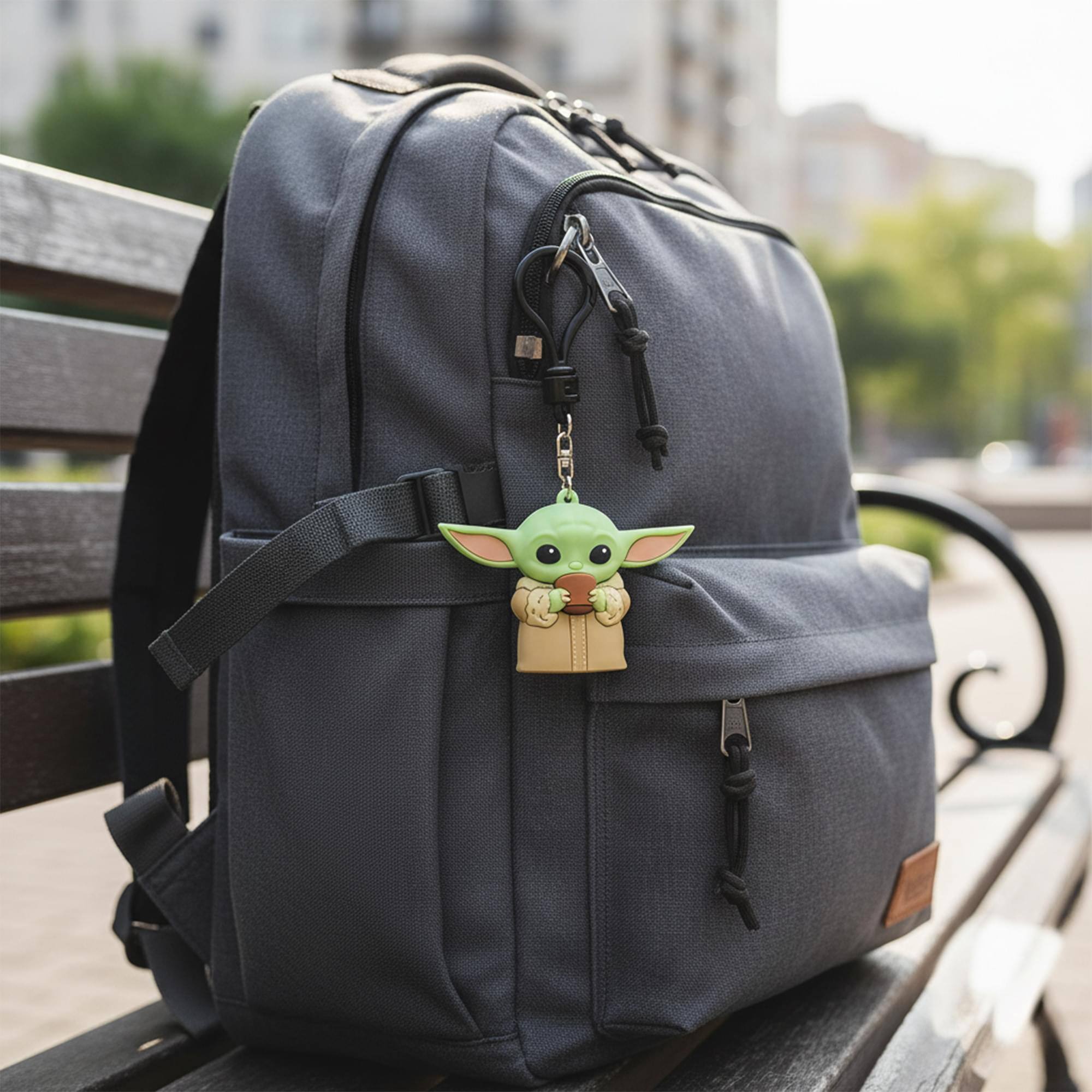 Alt View 4. Monogram - Star Wars: The Mandalorian 3D Foam Character Bag Clip 3 Piece Set - Multi-Colored.