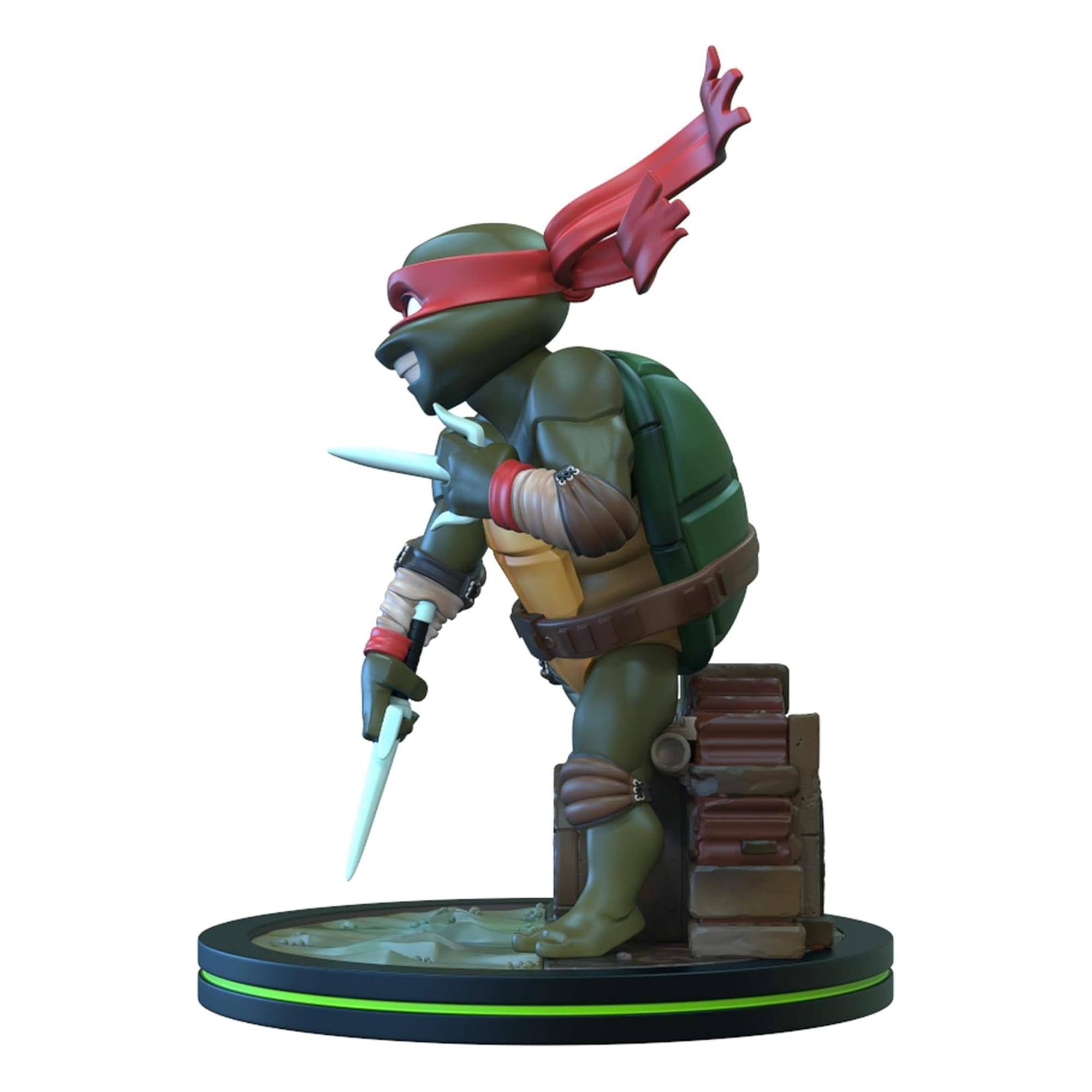 Alt View 3. Quantum Mechanix - Teenage Mutant Ninja Turtles Q-FIG Vinyl Figure | Raphael - Multi-Colored.