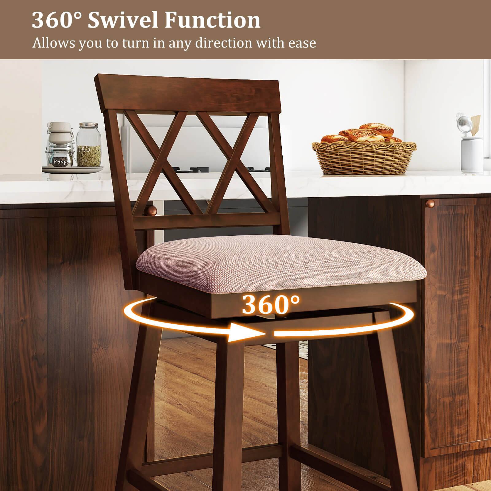 360° Swivel Function  
Allows you to turn in any direction with ease
