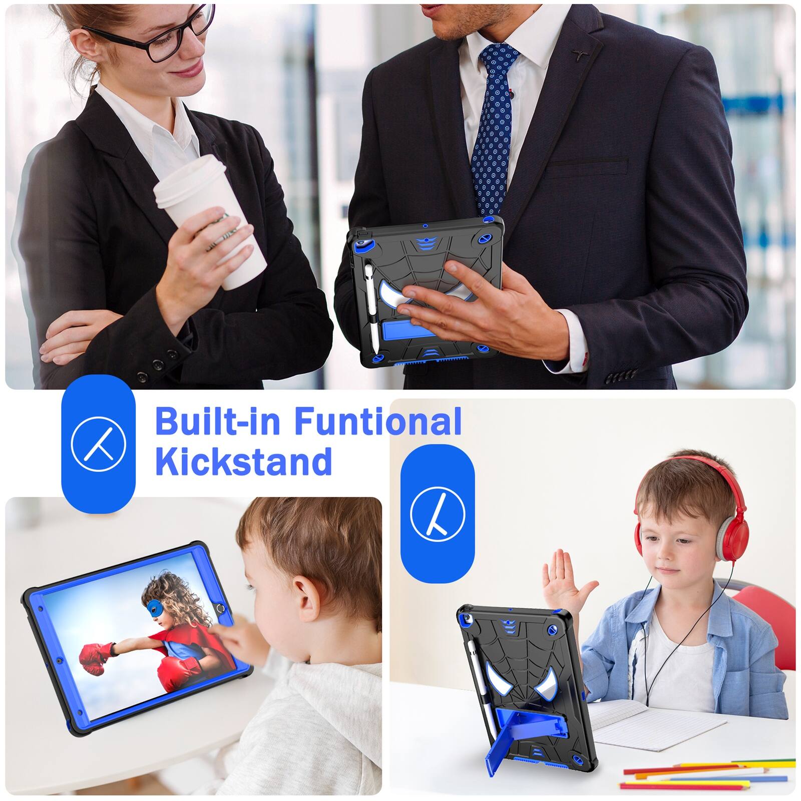 Built-in Functional Kickstand
