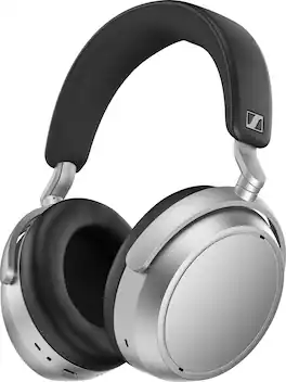 Sennheiser - HDB 630 Around-the-ear Bluetooth Wireless Headphones - Silver