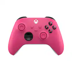 Front. Microsoft - XBOX Wireless Controller for XBOX Series X, XBOX Series S, XBOX One, PCs, and Cloud-Enabled Devices - Deep Pink.