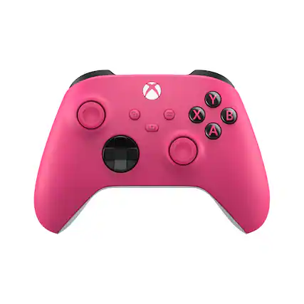 Front. Microsoft - XBOX Wireless Controller for XBOX Series X, XBOX Series S, XBOX One, PCs, and Cloud-Enabled Devices - Deep Pink.