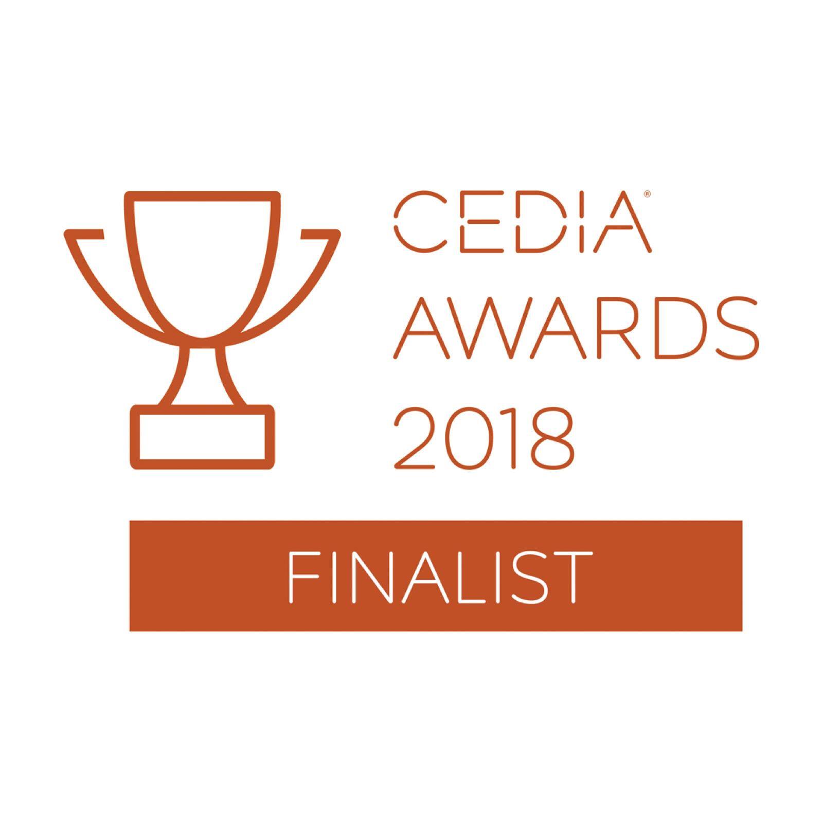 CEDIA® AWARDS 2018  
FINALIST