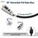 C ihome 59" Retractable Pull Down Hose 59" Retractable Down Hose 360 swivel switch button The weight ball must be installed correctly for the sprayer head to retract smoothly