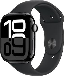 Refurbished Excellent - Apple Watch Series 10 Aluminum 46mm A3003 (GPS + Cellular) - Jet Black - (2024)