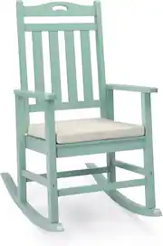 Magic Rocking Chair Winado Wooden Rocking Chair, Heavy Duty 450LBS with High Backrest ...