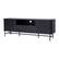 Alt View 1. CorLiving - TV Stand / Media Console with Curved Fluted Doors for TVs up to 65" - Black.