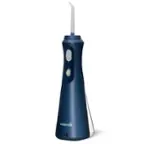 Front. Waterpik - Cordless Plus Water Flosser - Blue.