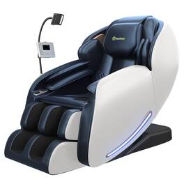 Essen Blissed - Favor-06 Massage Chair Full Body,Zero Gravity SL-Track with Upgraded Phone Controller and Holder - Blue