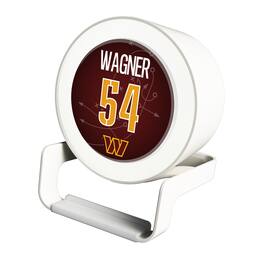 Keyscaper - Bobby Wagner Washington Commanders Night Light Charger and Bluetooth Speaker - White
