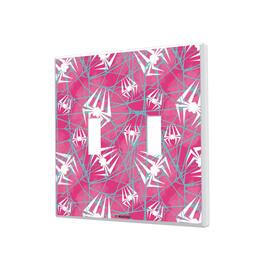 Keyscaper - Marvel Pattern Hidden-Screw Light Switch Plate - Double Toggle - Spider-Gwen