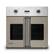 Front. Viking - 30" 7 Series French Door Single Built-In Electric Thermal Convection Oven-Nantucket - Nantucket.